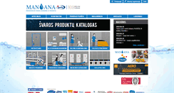 Desktop Screenshot of manjana.lt